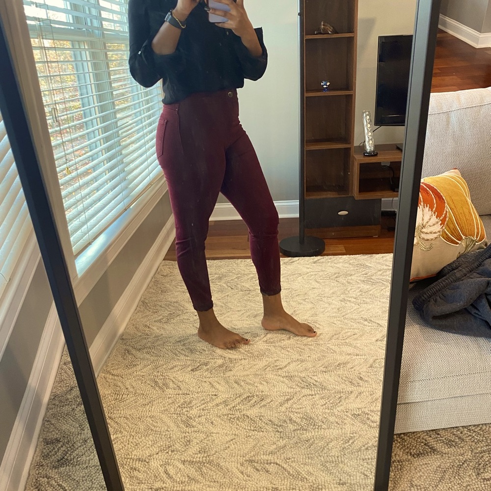 Burgundy Pants